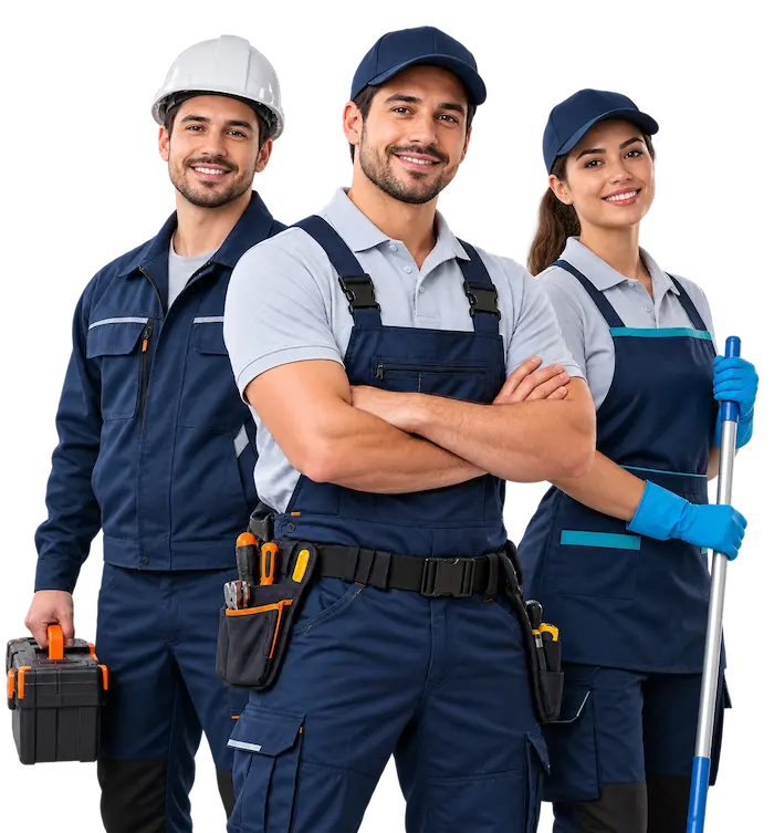 Equipo profesional de mantenimiento integral, reformas y limpieza de SCALA